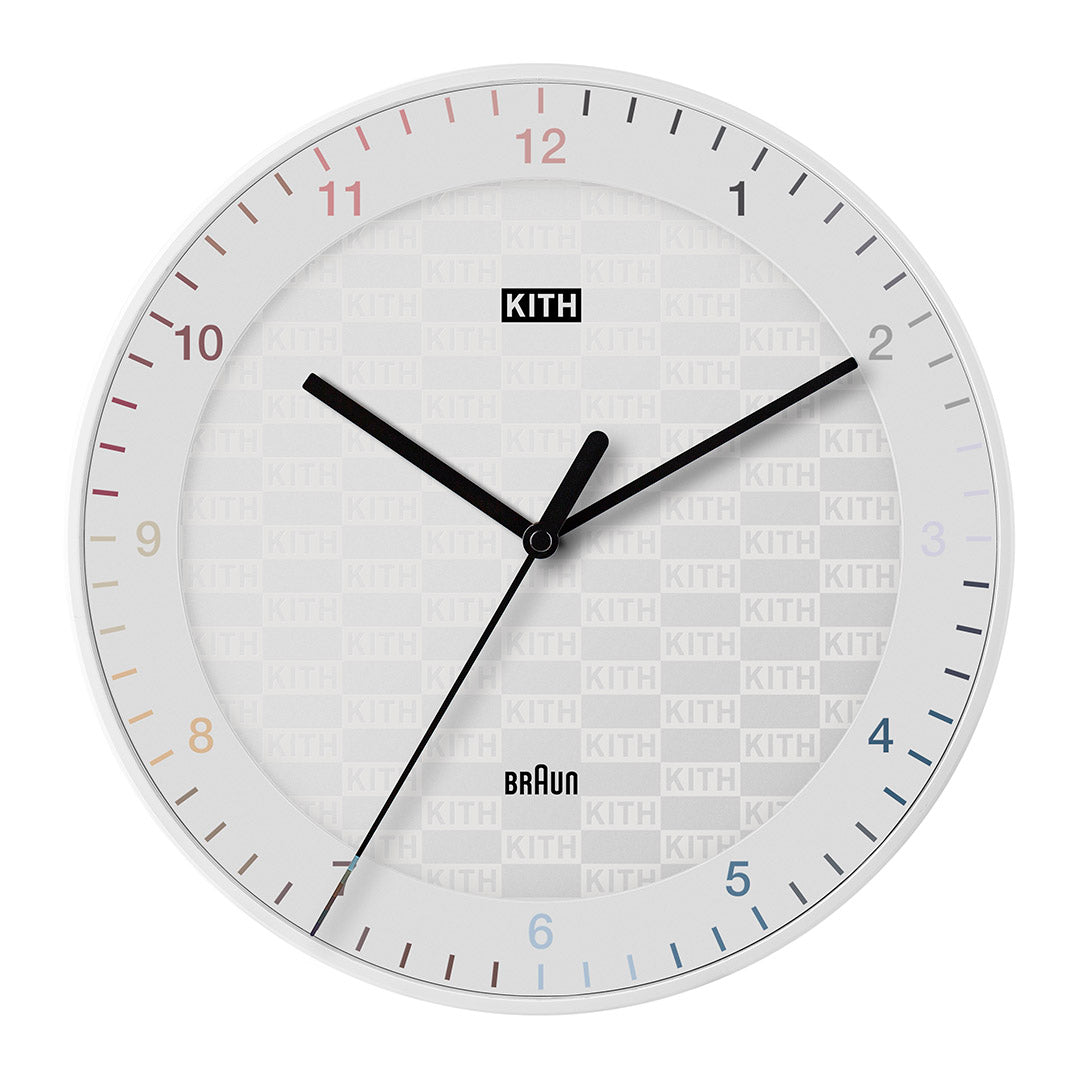 Kith for Braun Limited Edition BC17 Classic Large Analogue Wall Cloc