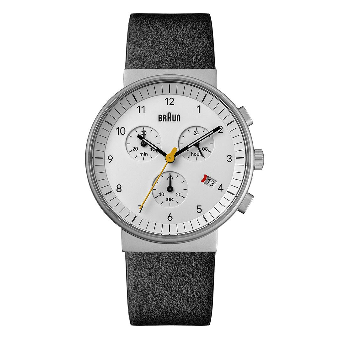 Braun Gents BN0035 Classic Chronograph Watch - Black and Black