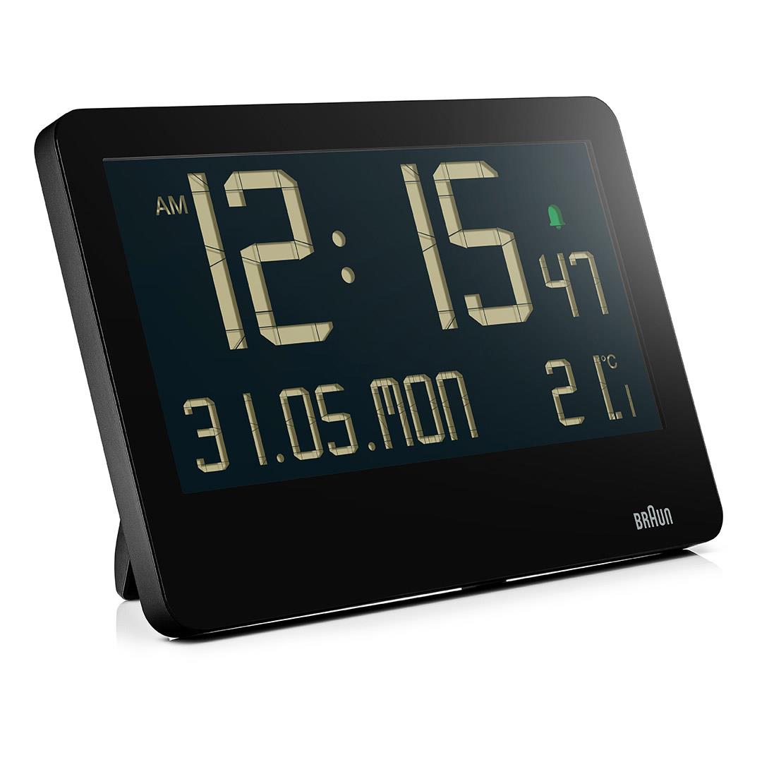 BC14 Braun digital wall clock black Braun Clocks