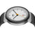 BN0278 Braun gents automatic watch - white dial and black rubber strap