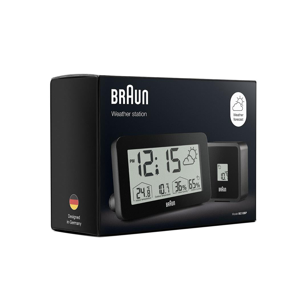 BC13 Braun Digital Weather Station Clock Black Braun Clocks Watches bc13-braun-digital-weather-station-clock-black-braun-clocks-watches