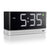 BC27 Braun led digital alarm clock - black