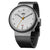 BN0278 Braun gents automatic watch - white dial and black rubber strap