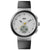 BN0299 Braun gents step counter watch - white dial and black silicone strap