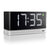 BC27 Braun led digital alarm clock - black