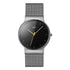 BN0211 Braun gents classic slim watch - black dial and silver mesh bracelet