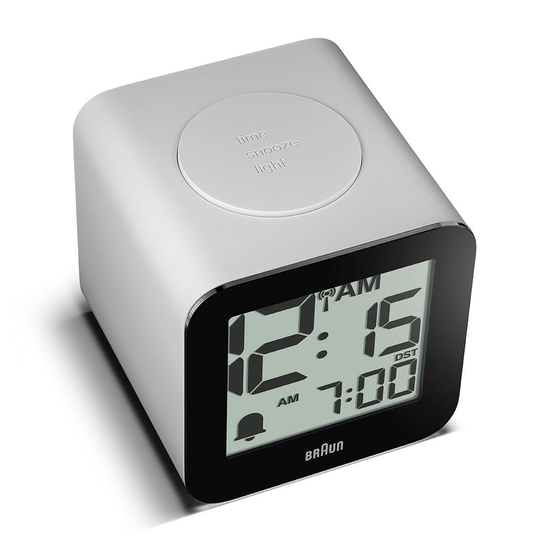 BC25 Braun time speaking digital alarm clock - white – Braun