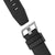 BN0278 Braun gents automatic watch - black dial and black rubber strap