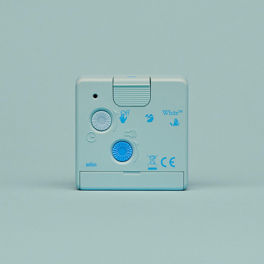 Off-White™ x Braun Limited Edition Classic Travel Analogue Alarm Clock -  Blue