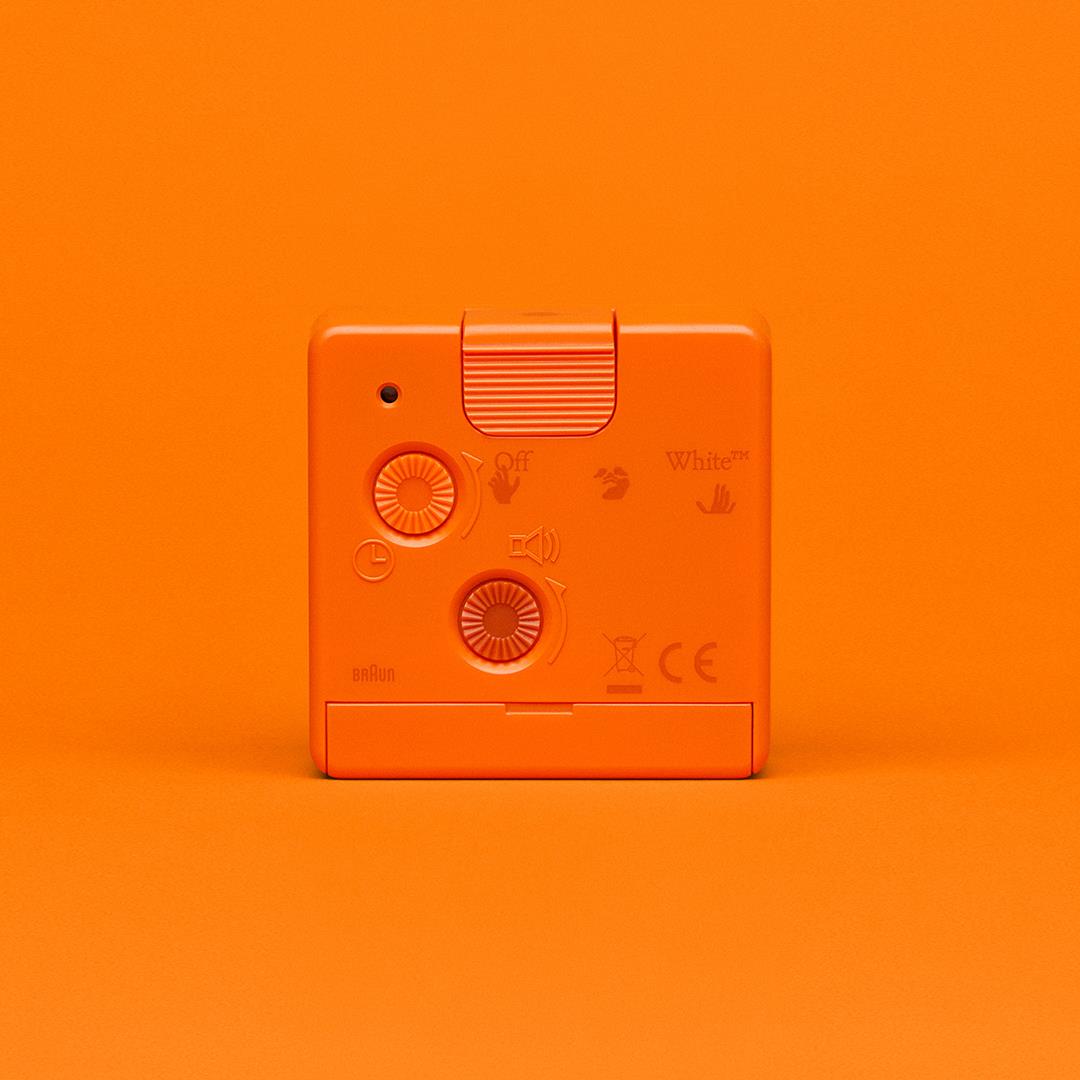 BC02 Off-White™ x Braun limited edition classic travel analogue alarm ...