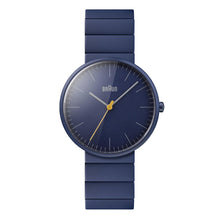 BN0171 Braun unisex classic watch - blue dial and blue ceramic bracele –  Braun Clocks