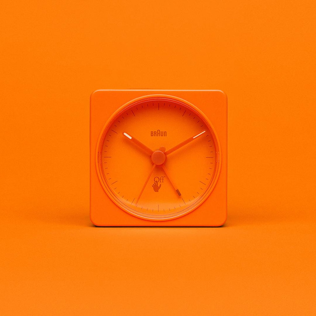 BC02 Off-White™ x Braun limited edition classic travel analogue alarm ...