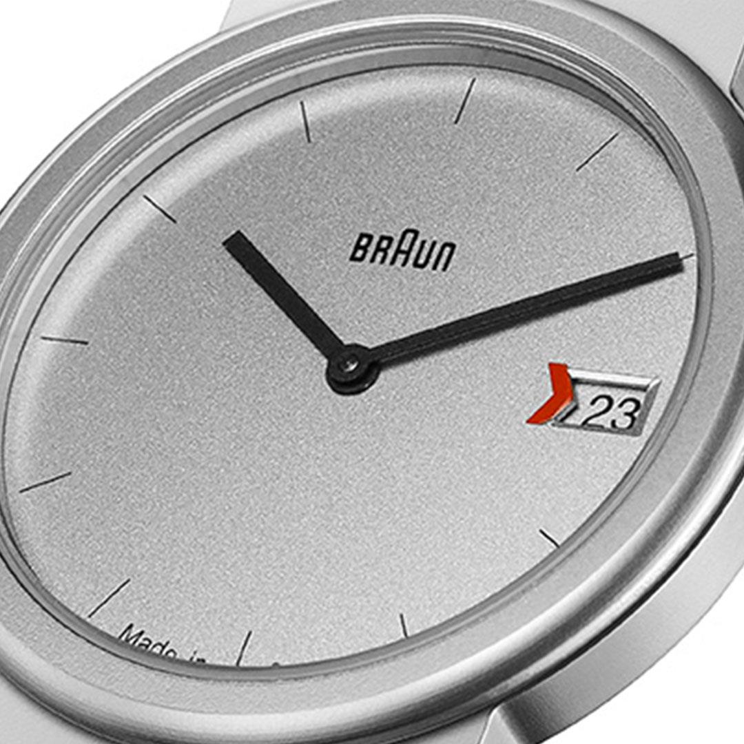 時計 BRAUN WATCH BLACK LEATHER AW50 AW50 Braun classic watch -grey dial and black leather strap