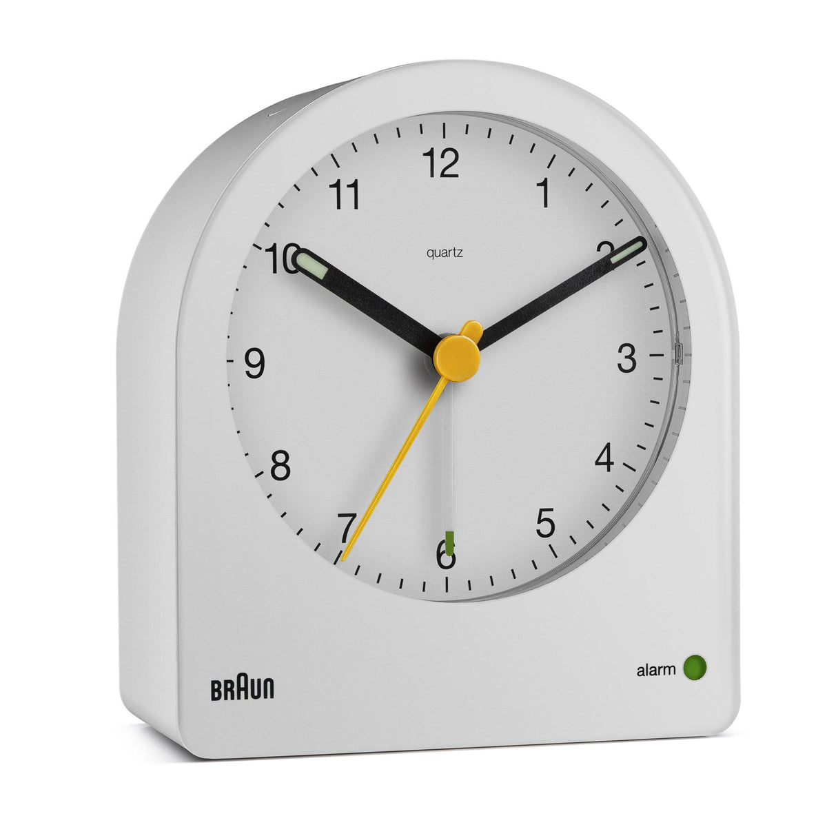 BC22 Braun classic analogue alarm clock white – Braun Clocks