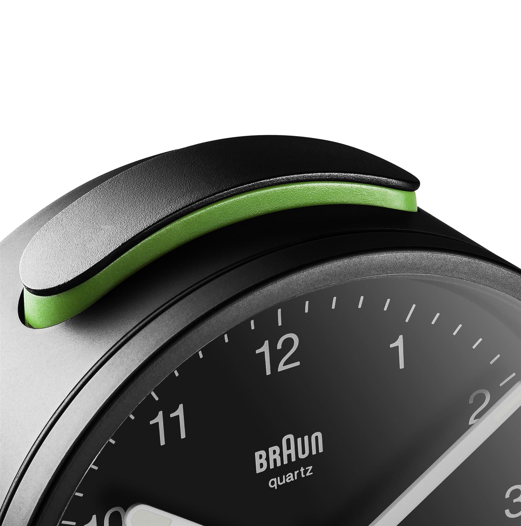 BC12 Braun classic analogue alarm clock - black – Braun Clocks & Watches