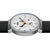 Braun Gents BN0035 Classic Chronograph Watch - White and Black Leather Strap