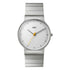 Braun Gents BN0211 Classic Slim Watch - White Dial and Stainless Steel Bracelet