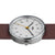 Braun Gents BN0021 Classic Watch - White Dial and Brown Leather Strap
