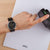 Braun Gents BN0095 Prestige Chronograph Watch - Silver Case and Black Leather Strap