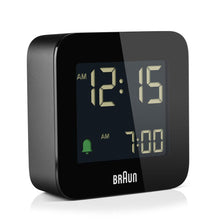 BC08 Braun digital travel alarm clock - black – Braun Clocks & Watches