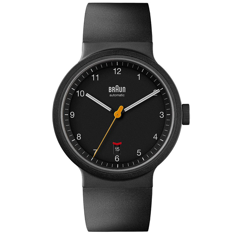 Braun Gents BN0278 Automatic Watch - Black Dial and Black 