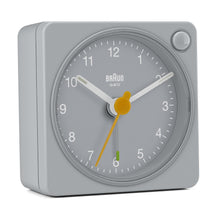 BC02X Braun classic analogue travel alarm clock - grey – Braun