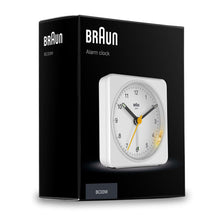 BC03 Classic Analogue Alarm Clock - White – Braun Clocks
